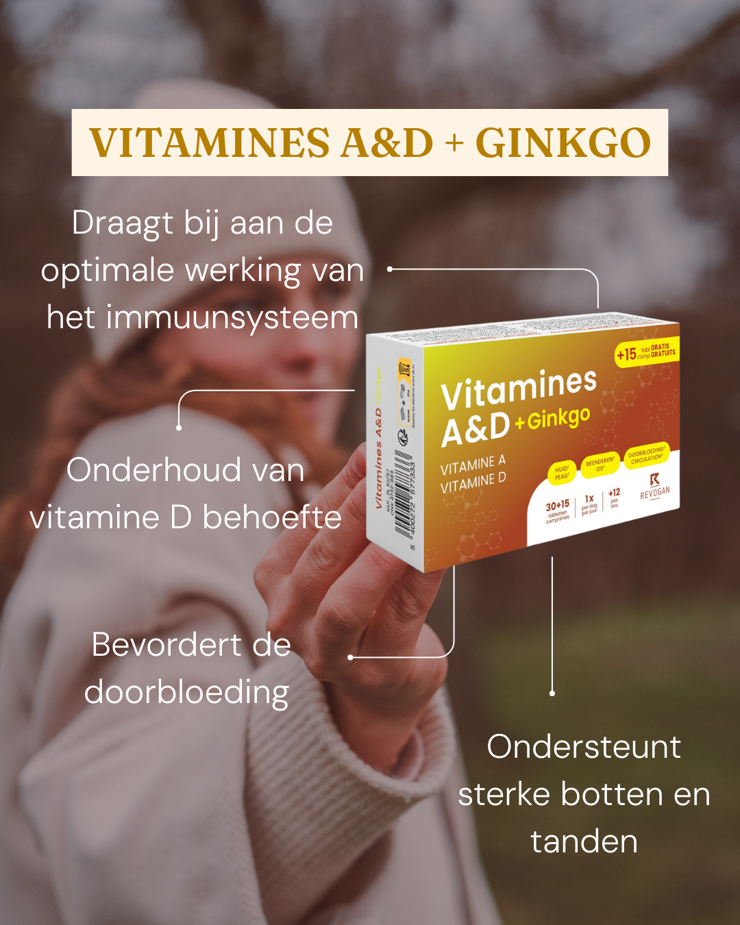 Vitamines A&D + Ginkgo