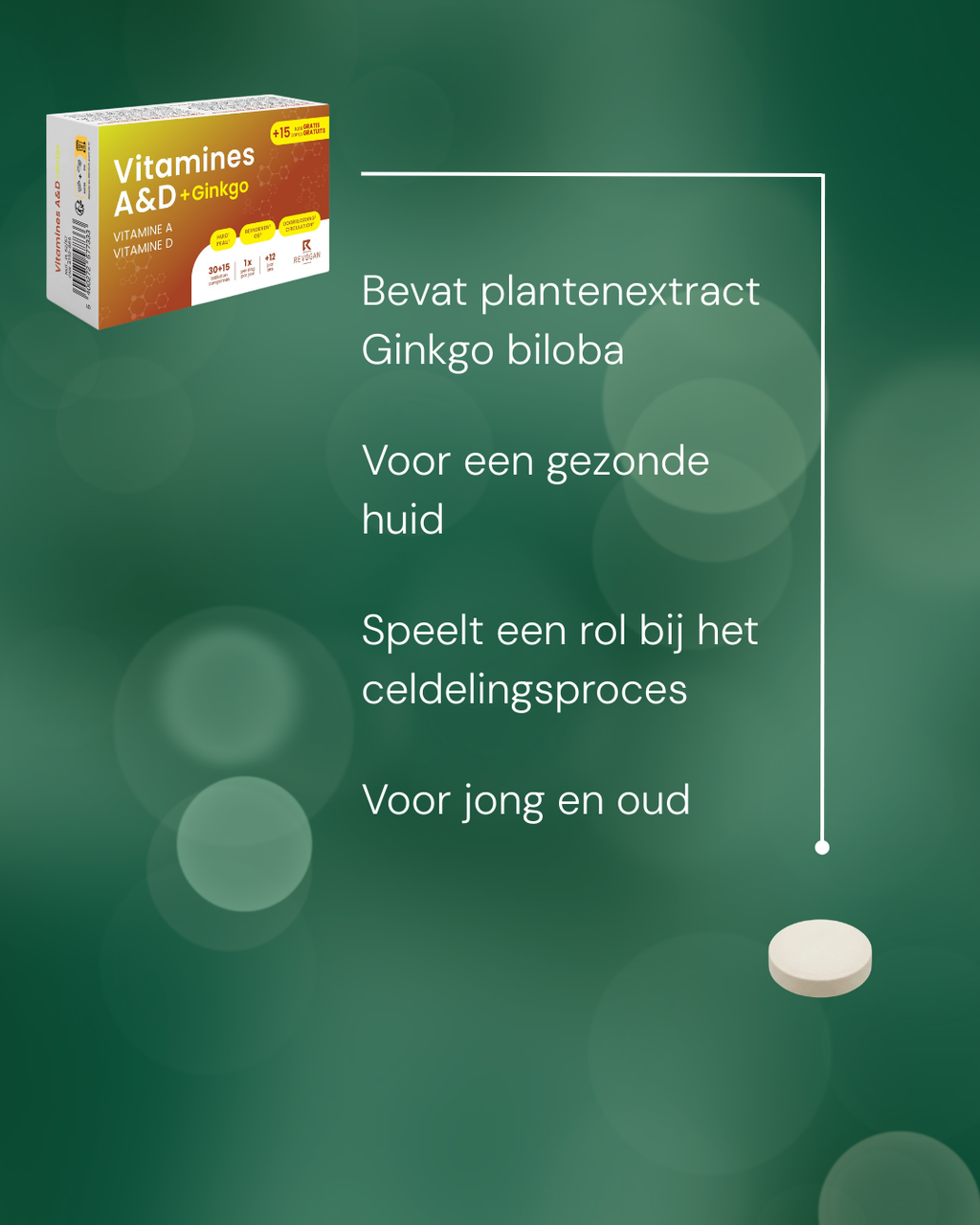 Vitamines A&D + Ginkgo